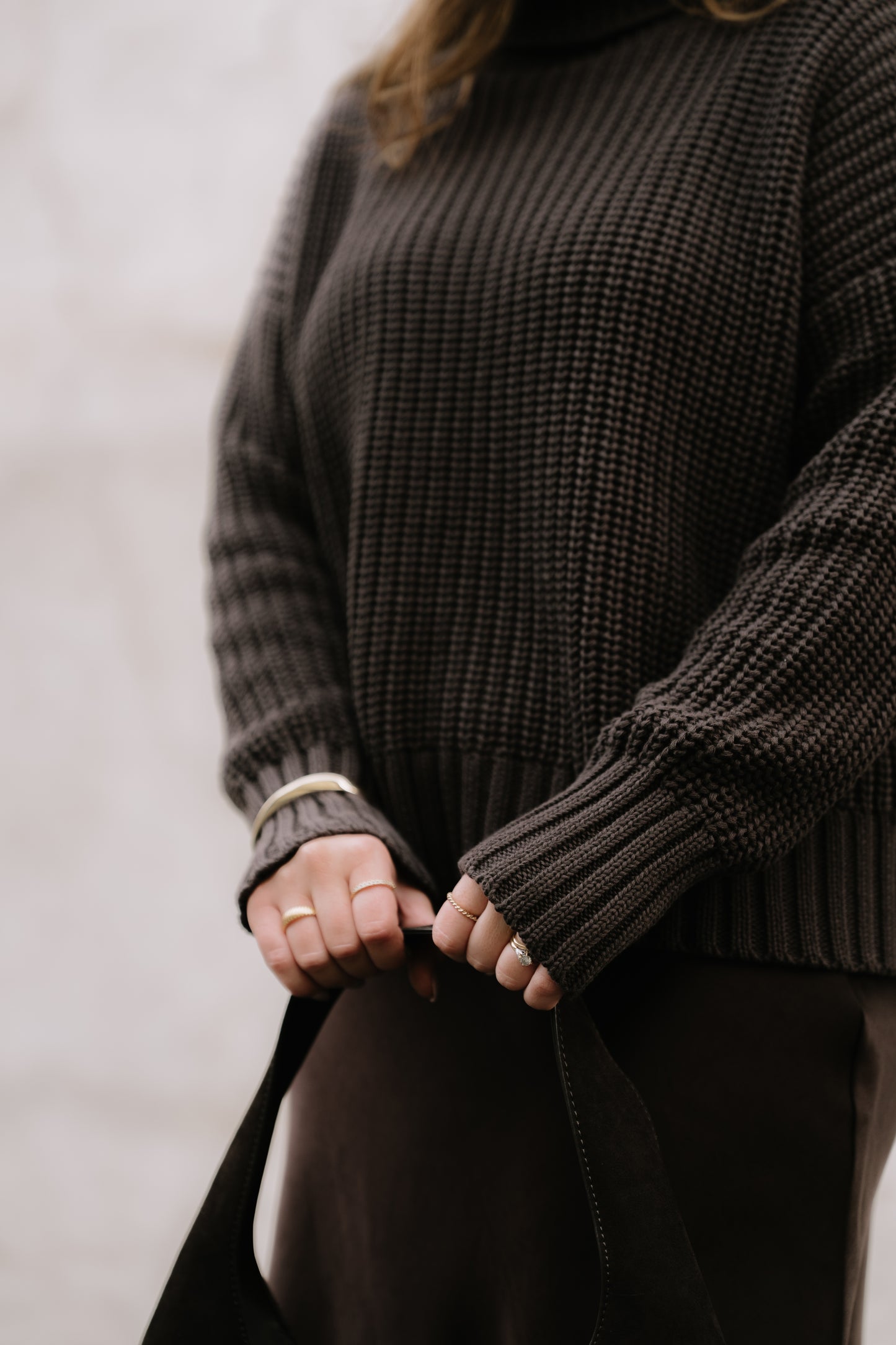 The Ridge Roll Neck Knit