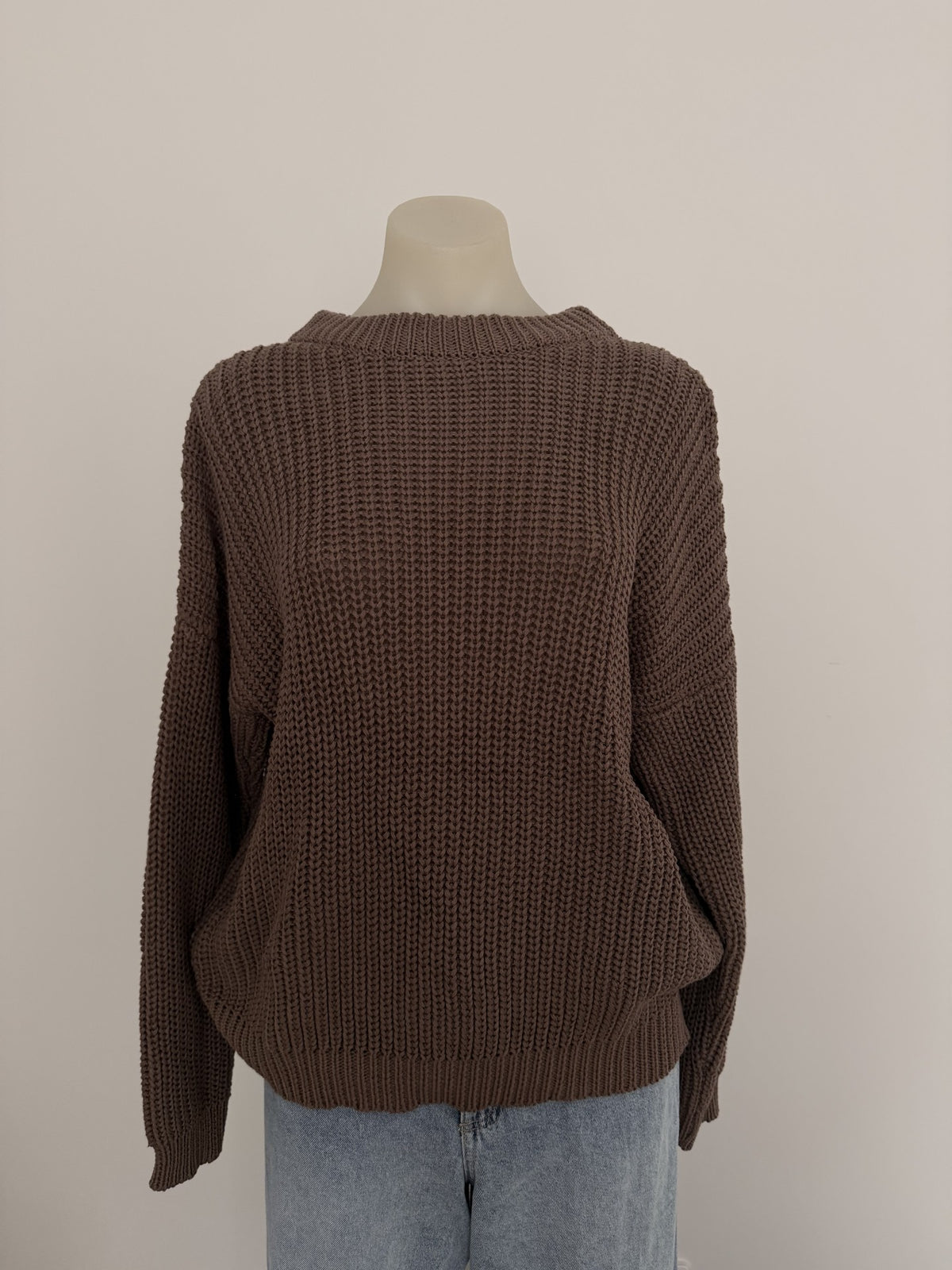 Oversized Round Neck