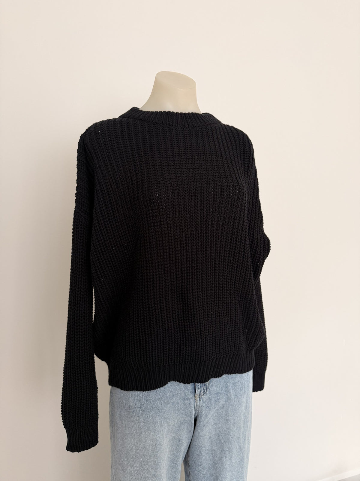 Oversized Round Neck