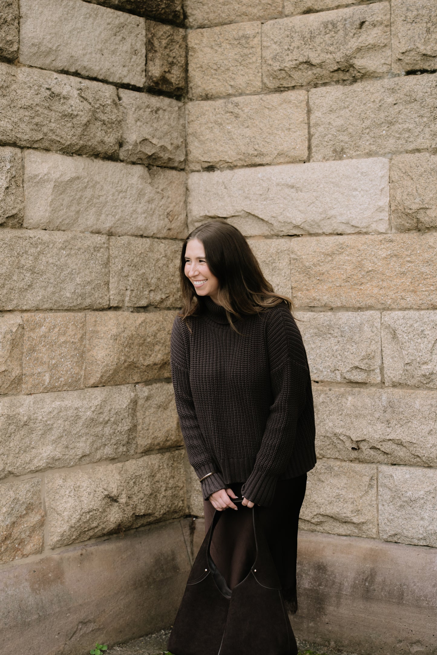 The Ridge Roll Neck Knit