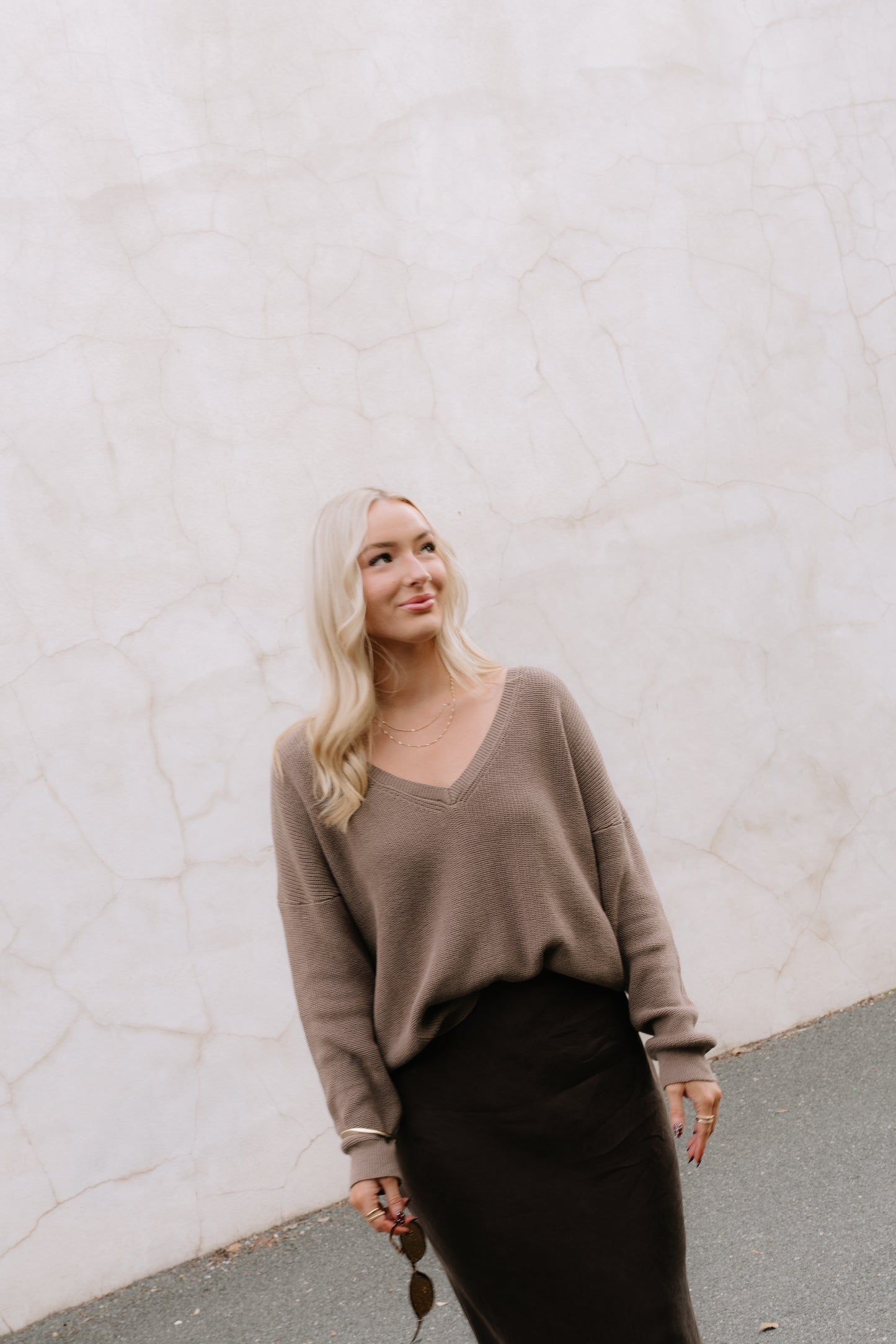 The Drift V-neck Knit